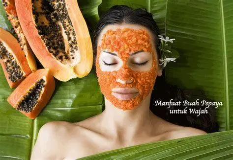 Pepaya untuk Kecantikan Kulit Wanita menggunakan masker pepaya alami untuk kulit