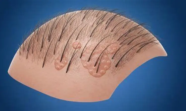 Kondisi kulit kepala penderita alopecia