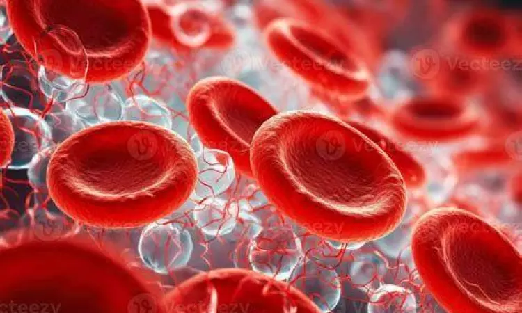 Tampilan mikroskopis sel darah merah dengan berbagai antigen