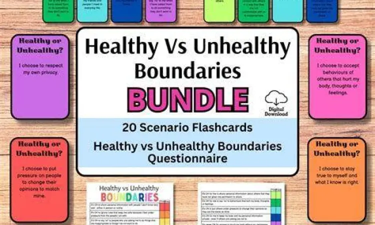 Batasan Sehat vs Tidak Sehat Ilustrasi batasan sehat dalam hubungan