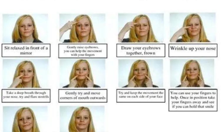 Gerakan latihan otot wajah untuk penderita bells palsy
