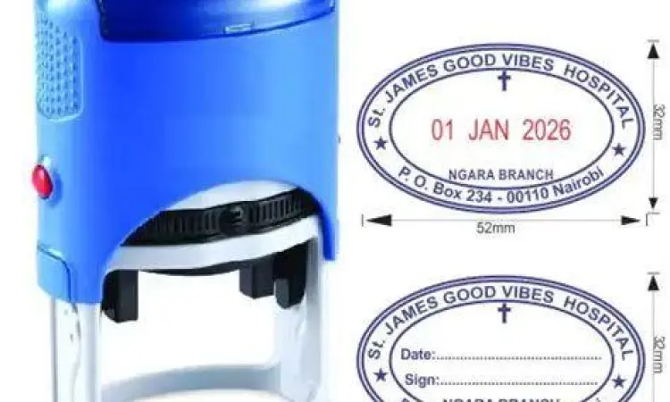 Validasi Dokumen Medis Stempel resmi rumah sakit pada surat keterangan dokter