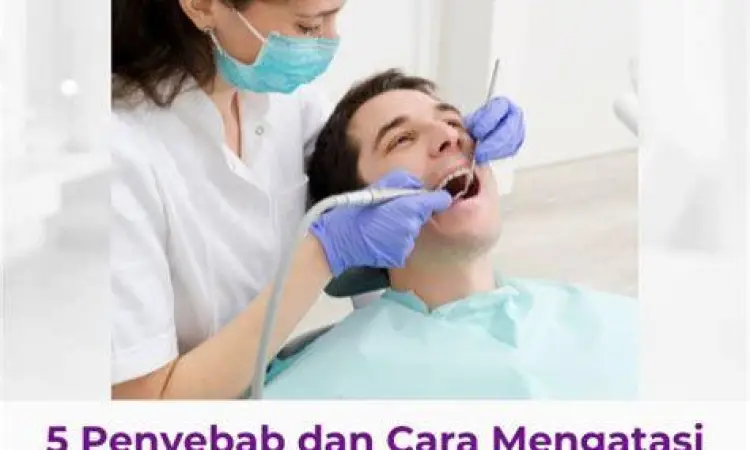 Ilustrasi anatomi gigi sensitif yang mengalami pengikisan email