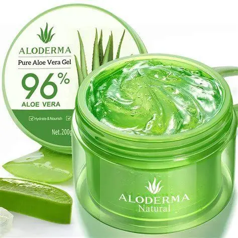 Natural Aloe Vera Lidah buaya untuk menenangkan kulit berjerawat