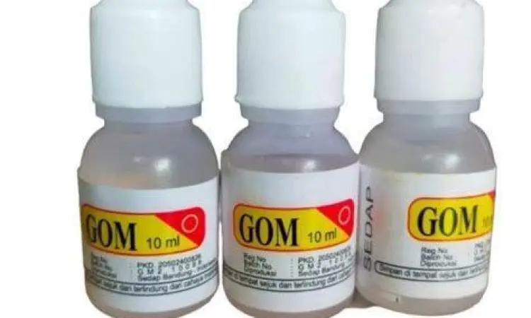 Kemasan GOM Obat Sariawan Kemasan botol GOM obat sariawan borax glycerin