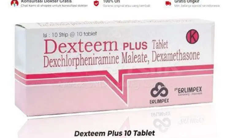 Tablet obat dexteem plus untuk alergi