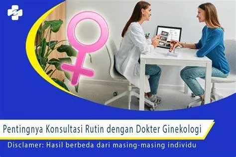 Konsultasi Medis Wanita berkonsultasi dengan dokter tentang gumpalan darah haid