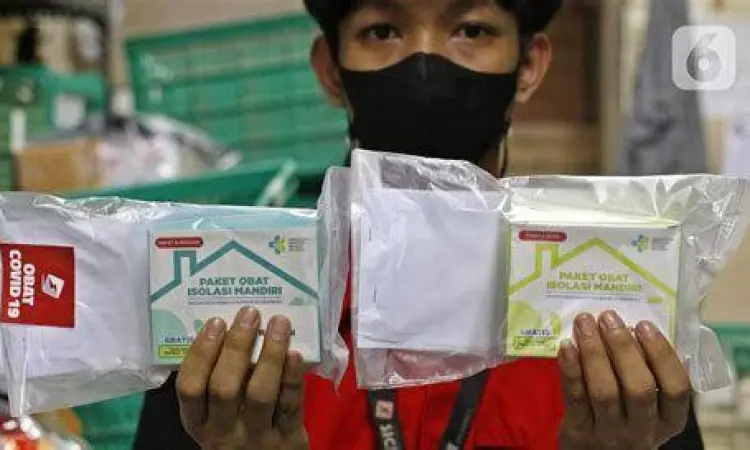 Paket obat isolasi mandiri