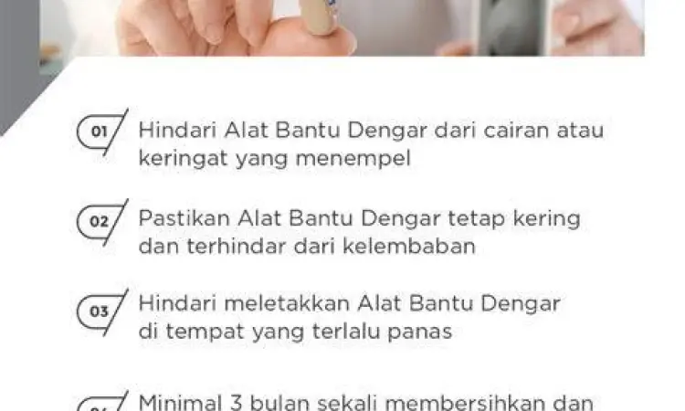 Maintenance Hearing Aid Cara membersihkan alat bantu dengar