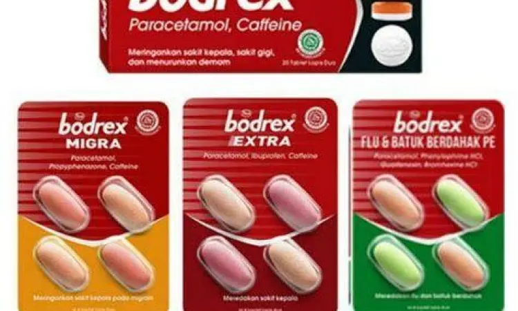 Botol obat batuk kering antitusif