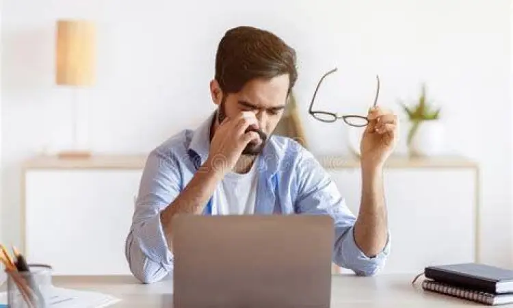 Ketegangan mata akibat laptop