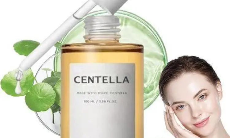 Aplikasi Serum Centella Cara mengaplikasikan serum centella skin care pada wajah