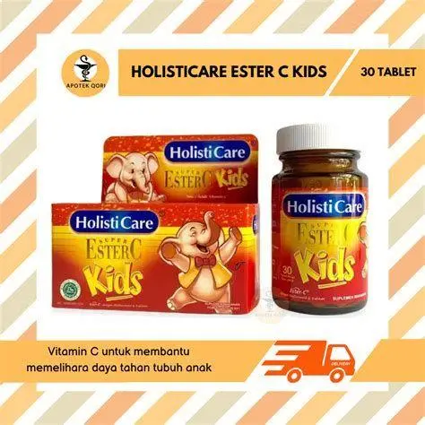 Varian Holisticare Ester C Varian produk Holisticare Ester C untuk dewasa dan anak