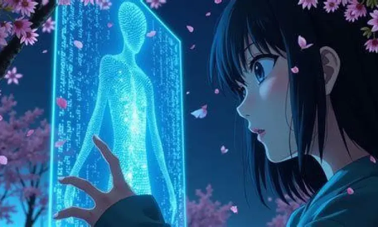 Ilustrasi fragmen memori manusia