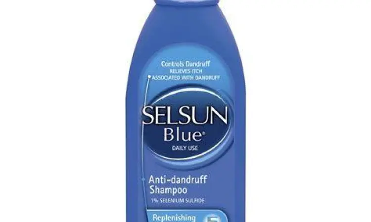 Selsun Blue 5 dengan kandungan Selenium Sulfide