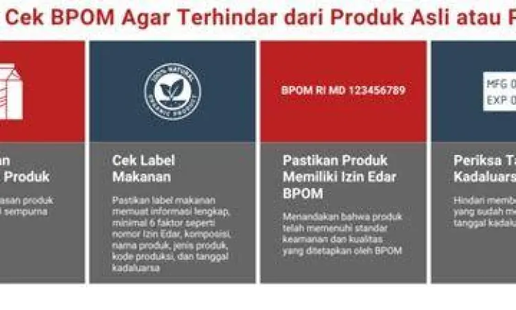 Cek Klik BPOM Pengecekan nomor registrasi BPOM pada kemasan