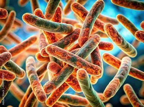 Bakteri Penyebab TBC Bakteri Mycobacterium tuberculosis di bawah mikroskop