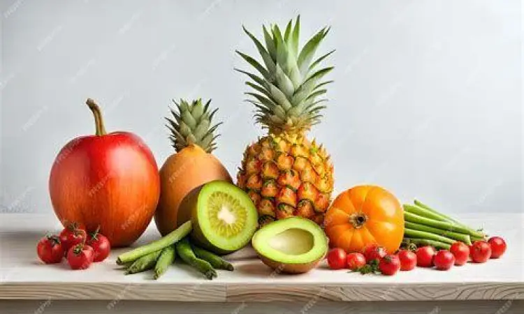 komposisi sayur dan buah sehat