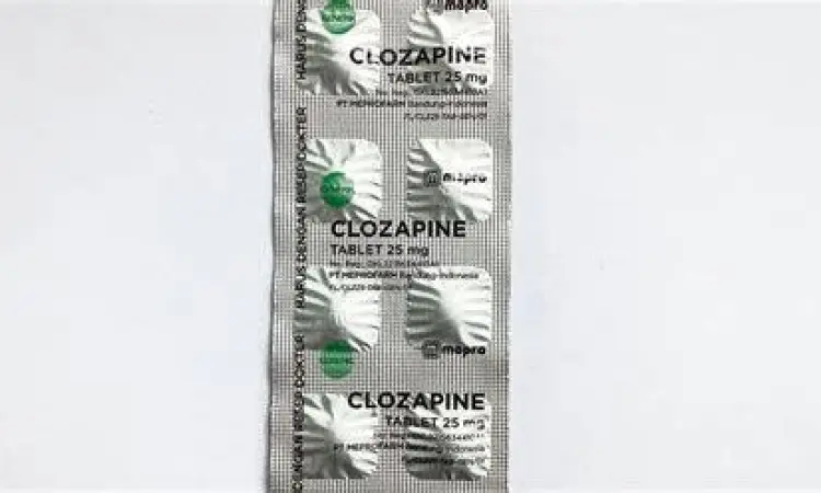 Tablet clozapine dalam kemasan blister untuk pengobatan medis
