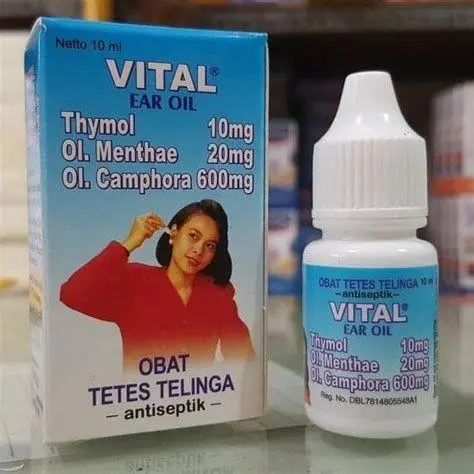 Sediaan Cair Vital Tetes Telinga Cairan bening tetes telinga sebagai pelunak serumen