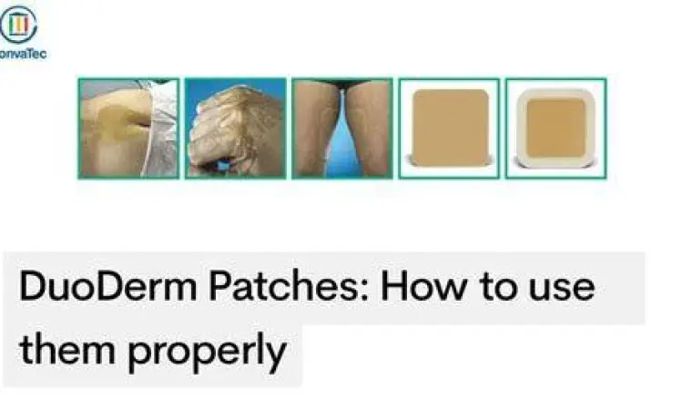 Langkah aplikasi DuoDerm Extra Thin yang benar
