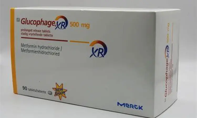 Obat Glucophage XR 500 mg dalam kemasan box