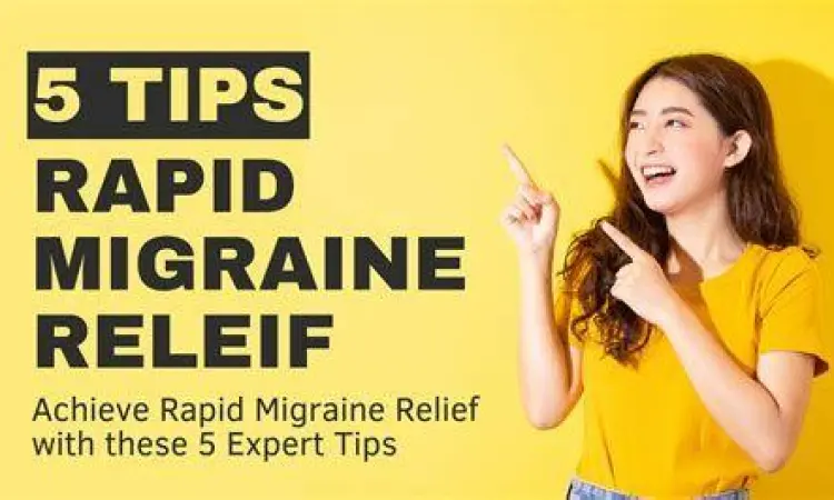 Ilustrasi penanganan migrain dengan obat-obatan