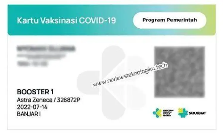 Digital Health Certificate Tampilan hasil tes kesehatan digital di aplikasi smartphone