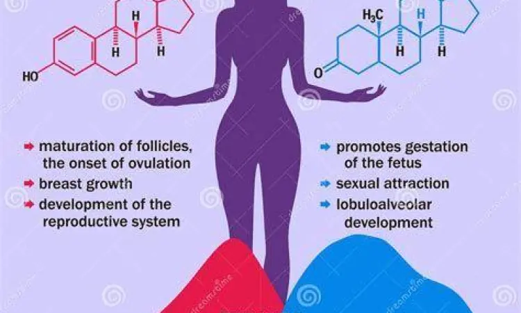 Grafik siklus hormon wanita estrogen dan progesteron