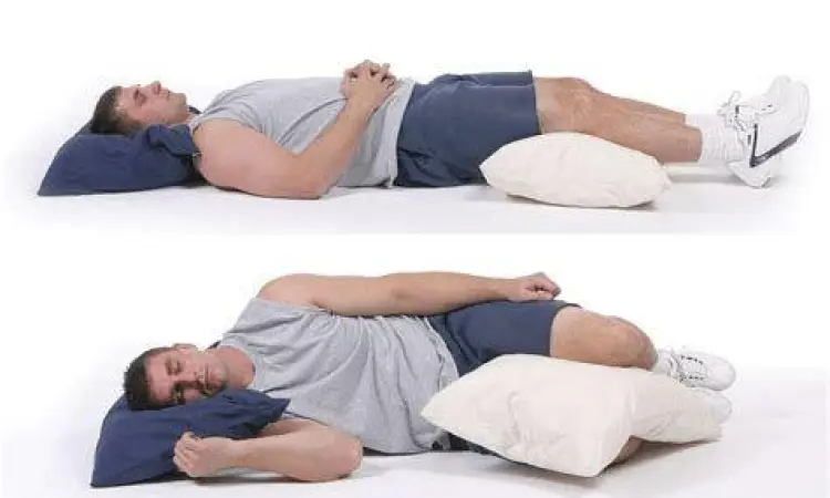 Posisi tidur ergonomis untuk penderita sakit pinggang