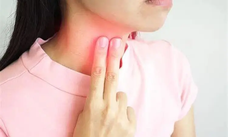 Ilustrasi infeksi virus dan bakteri di tenggorokan