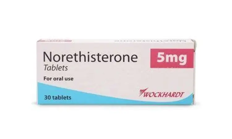 Obat Norethisterone untuk Menunda Haid Kemasan obat Norethisterone 5mg