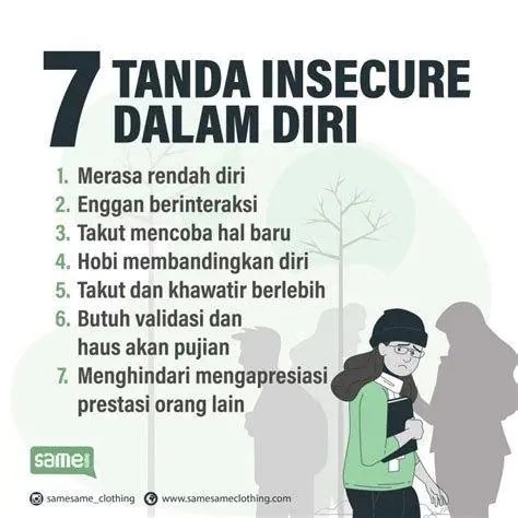 Tanda Insecure Gejala psikologis dan perilaku individu yang merasa insecure