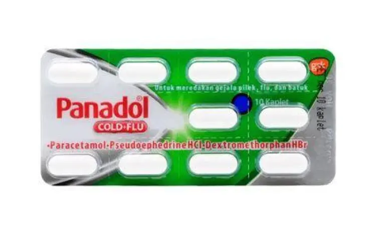 Kandungan Farmakologi Mixagrip Struktur molekul obat flu