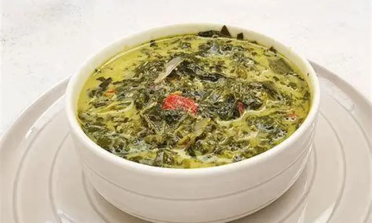Masakan sayur daun singkong tanpa santan