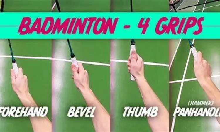 Teknik memegang raket bulutangkis forehand dan backhand