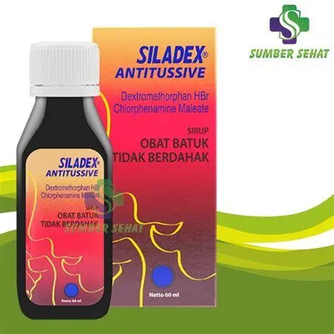 Siladex Antitussive Merah Produk Siladex batuk kering warna merah