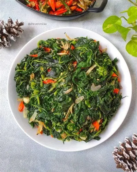 Tumis Daun Pepaya Masakan tumis daun pepaya yang tidak pahit