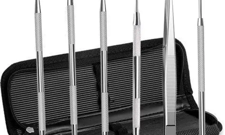 Alat Kebersihan Gigi Peralatan medis dokter gigi untuk scaling