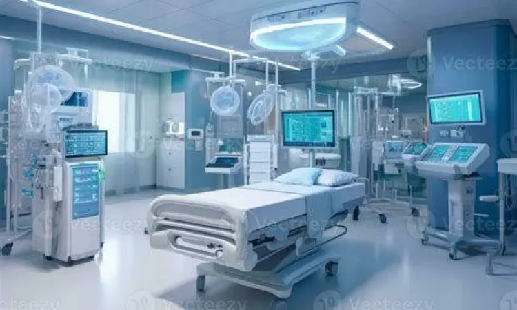 Peralatan medis canggih di dalam ruang ICU