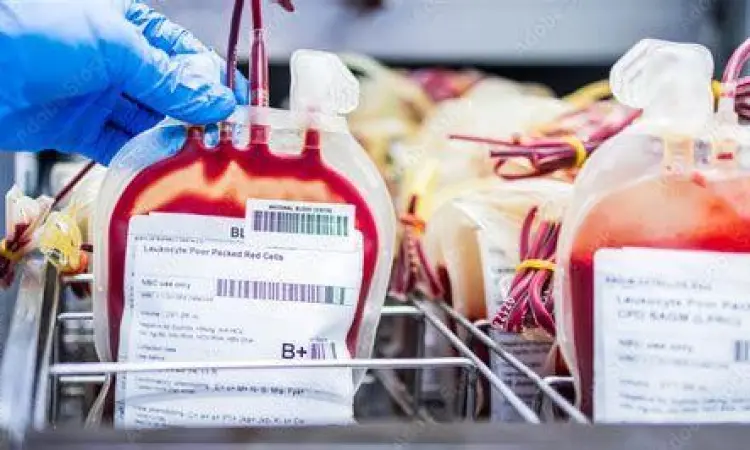 Kantong darah untuk transfusi golongan darah langka