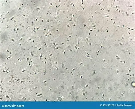 Komposisi Air Mani Sperma di bawah mikroskop