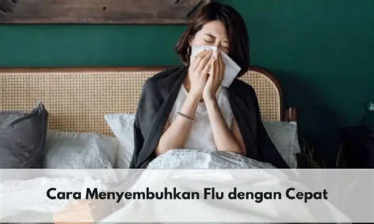 Seseorang sedang beristirahat untuk memulihkan kondisi tubuh dari flu