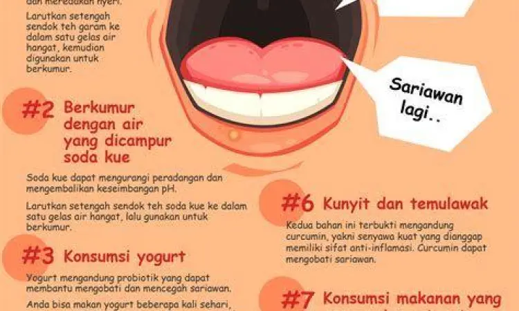 Bahan alami untuk mengobati sariawan di rumah