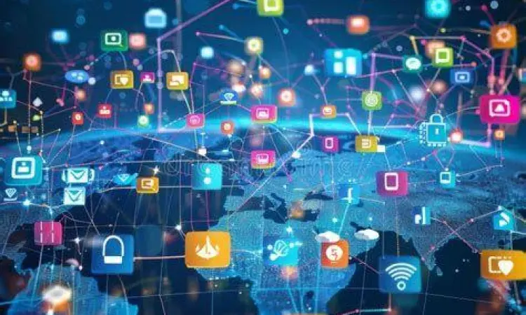 Jaringan konektivitas global melalui media sosial