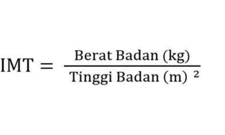 Diagram rumus cara menghitung IMT