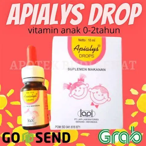 Kemasan Apialys Drop Produk vitamin apialys drop untuk bayi