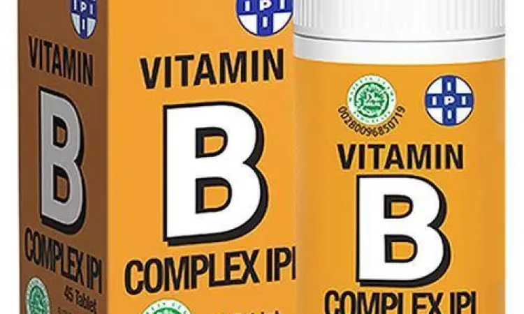 Tablet B Complex IPI kecil berwarna kuning