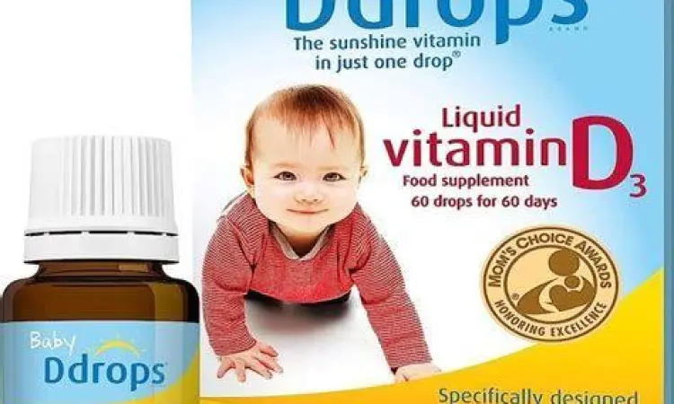 Pemberian suplemen Vit D drops pada bayi untuk pertumbuhan tulang
