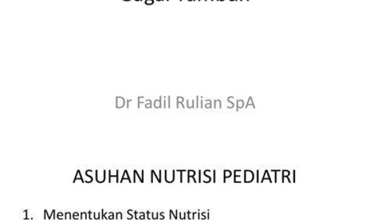 Infografis nutrisi penting untuk mengejar pertumbuhan anak